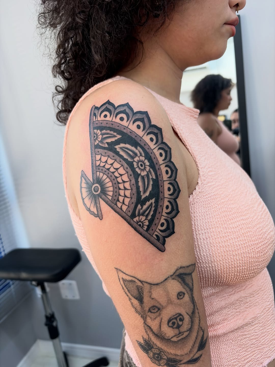 Tattoo by @naganumatattoo — black_and_grey, ornamental