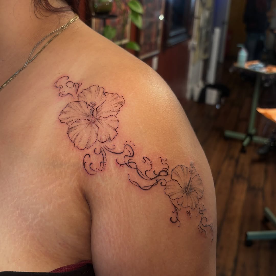 Tattoo by @xpg.ink — fine_line