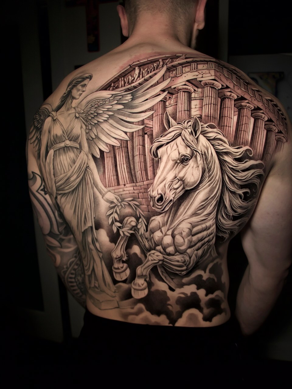 Tattoo by @marklemaytattoos_ โ realism, black_and_grey