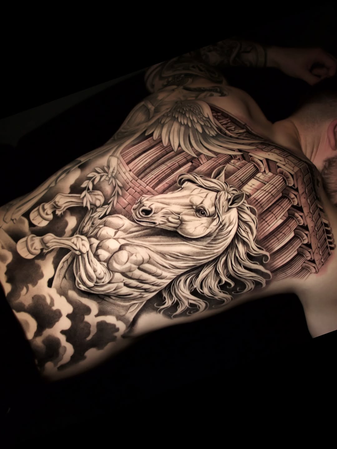 Tattoo by @marklemaytattoos_ โ realism, black_and_grey