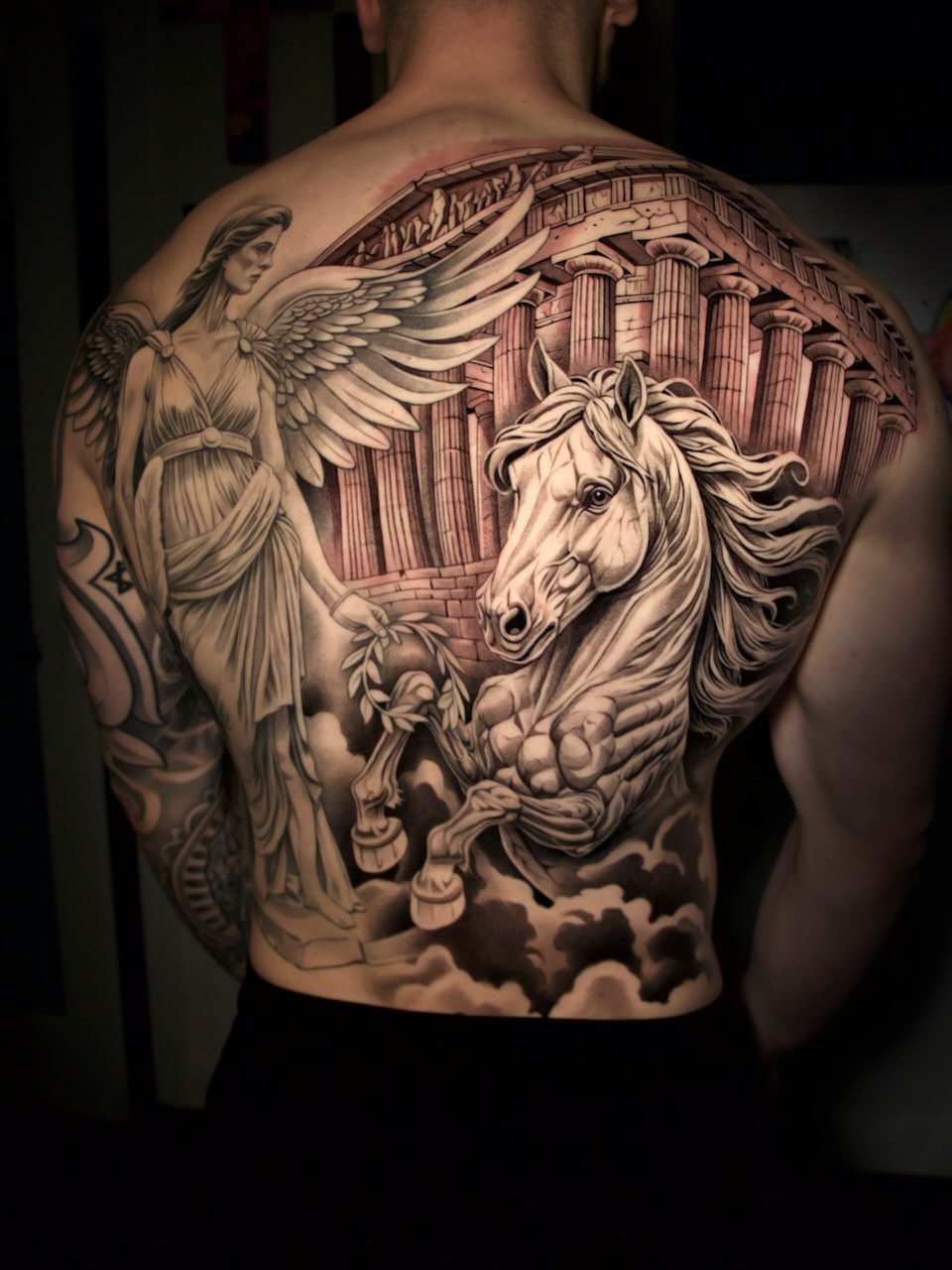 Tattoo by @marklemaytattoos_ โ realism, black_and_grey