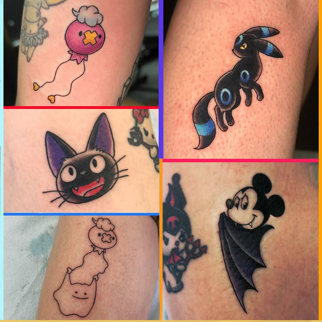 Tattoo by @johanna_tattoos — new_school, anime