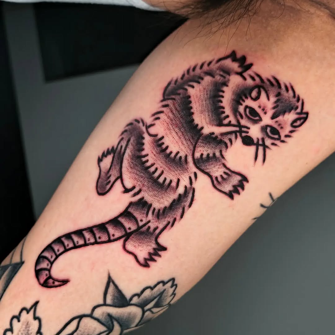 Tattoo by @pain_inks — american_traditional, dotwork