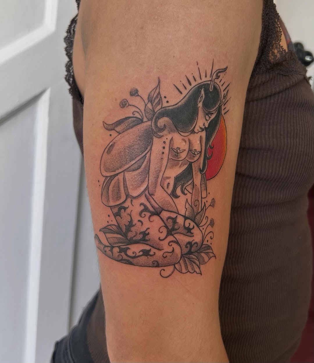 Tattoo by @artbyreilley โ neo_traditional, black_and_grey