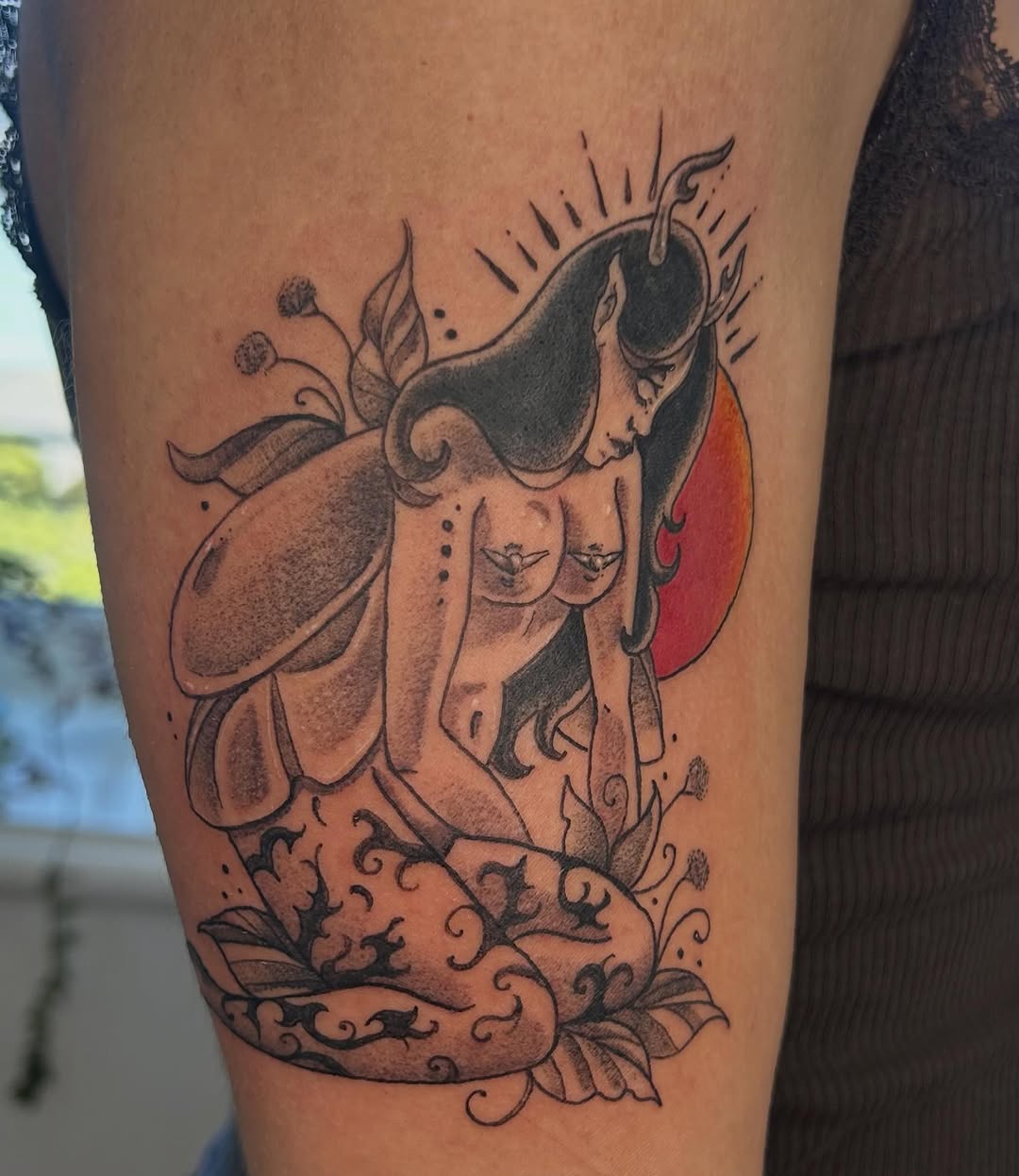 Tattoo by @artbyreilley โ neo_traditional, black_and_grey