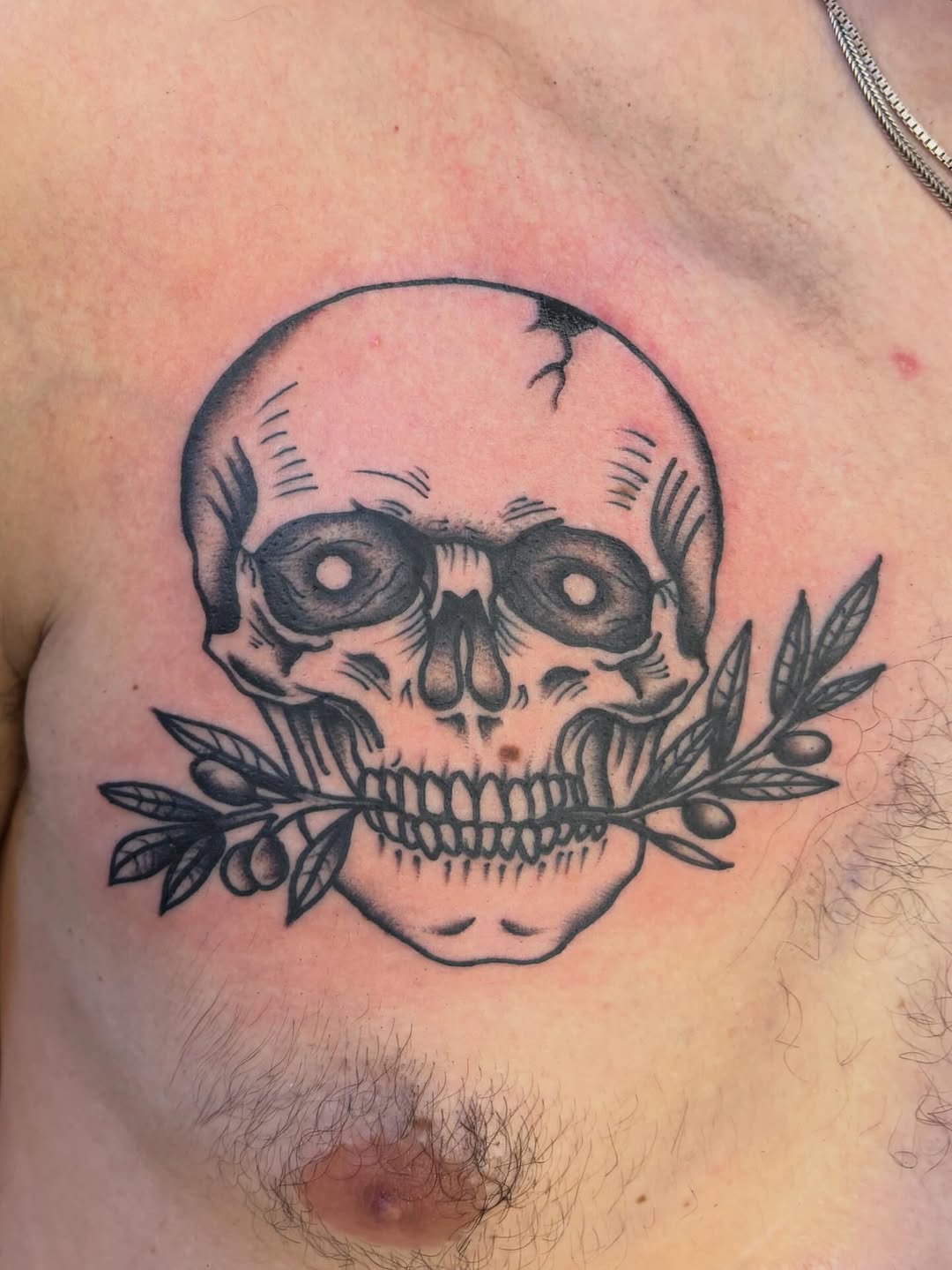 Tattoo by @crust_king — black_and_grey, realism