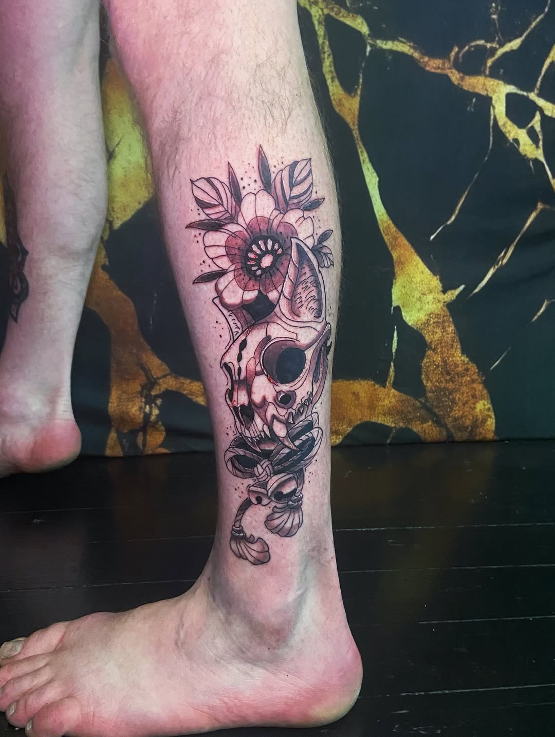 Tattoo by @tinyterrorink — dark_realism, blackwork