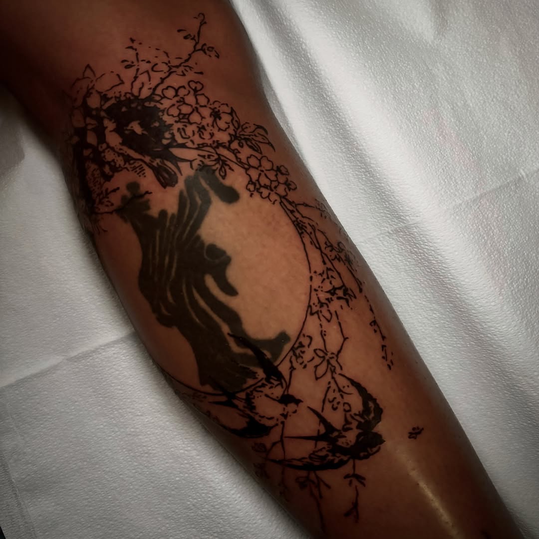 Tattoo by @unknownliquids — japanese_irezumi, blackwork