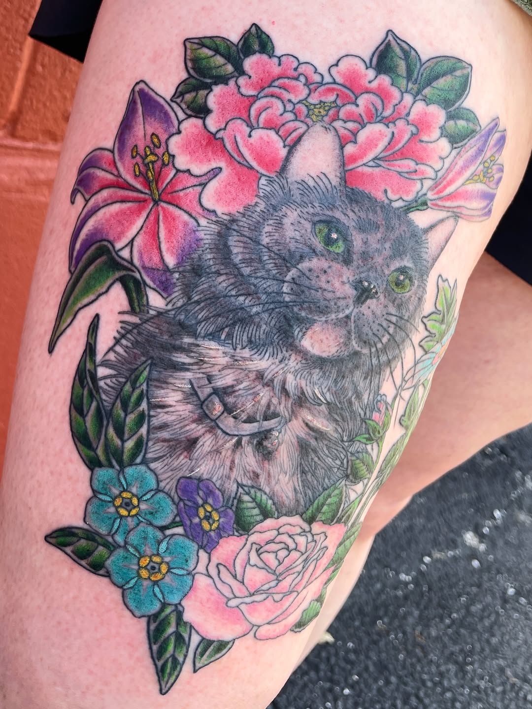 Tattoo by @julietattoos — realism, neo_traditional