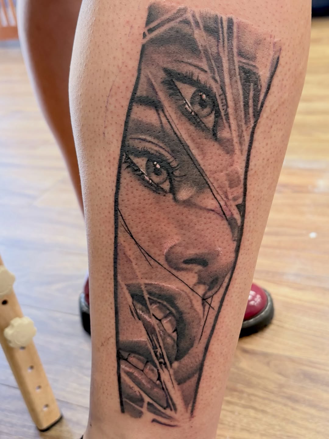 Tattoo by @themooreclan77 — realism, black_and_grey