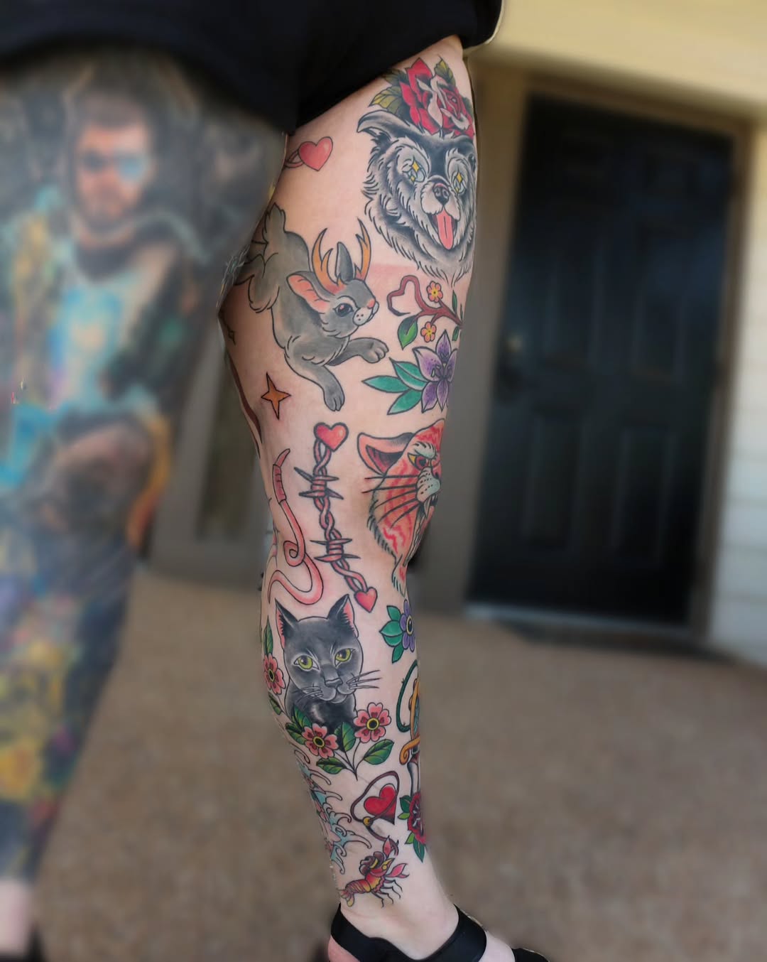 Tattoo by @misspixiedevil — american_traditional, neo_traditional