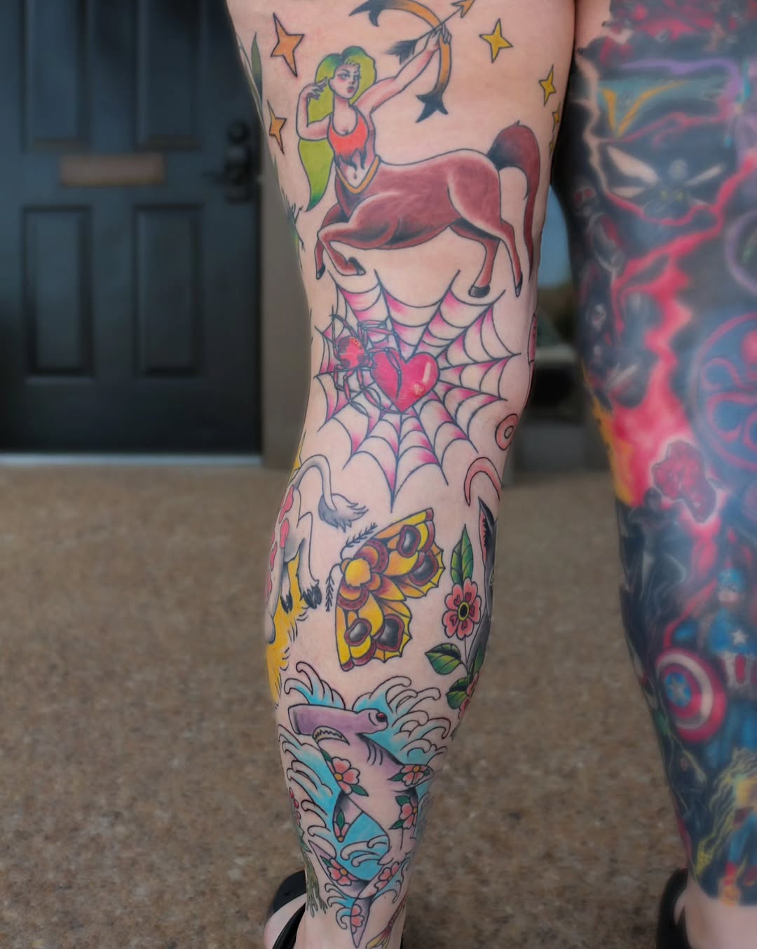 Tattoo by @misspixiedevil — american_traditional, neo_traditional