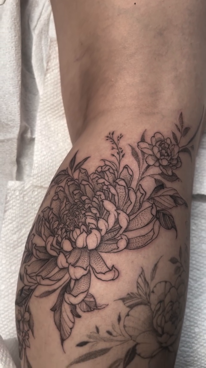 Tattoo by @woodrowtattoo — fine_line, black_and_grey