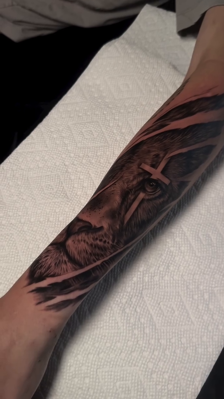 Tattoo by @dd.tatu — realism, black_and_grey