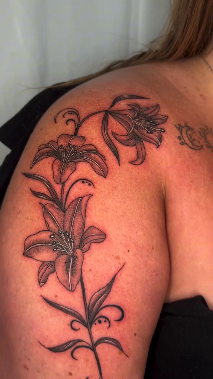 Tattoo by @sumtimesipaint — black_and_grey, realism