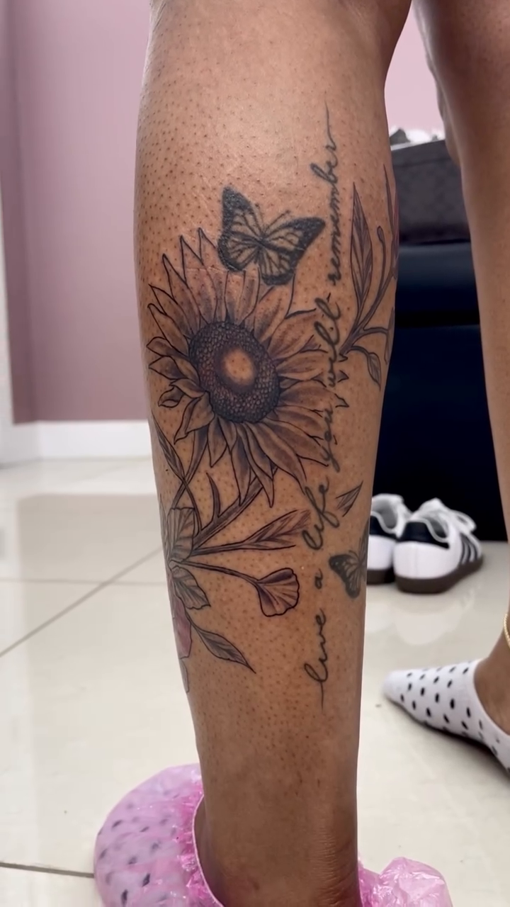 Tattoo by @inknpaint.society โ fine_line, black_and_grey