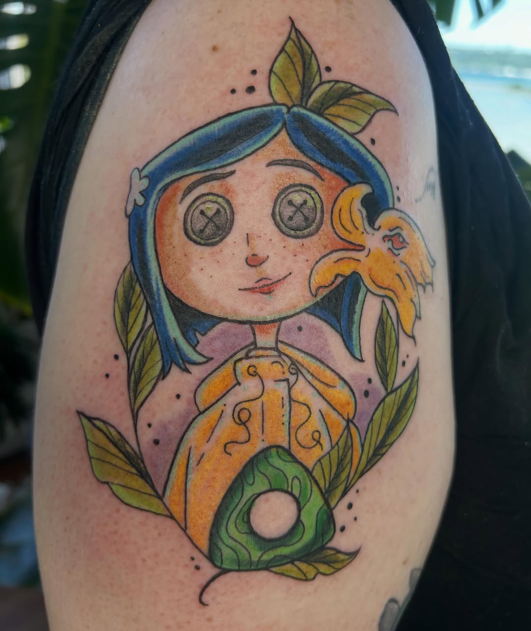 Tattoo by @artbyreilley โ new_school, anime