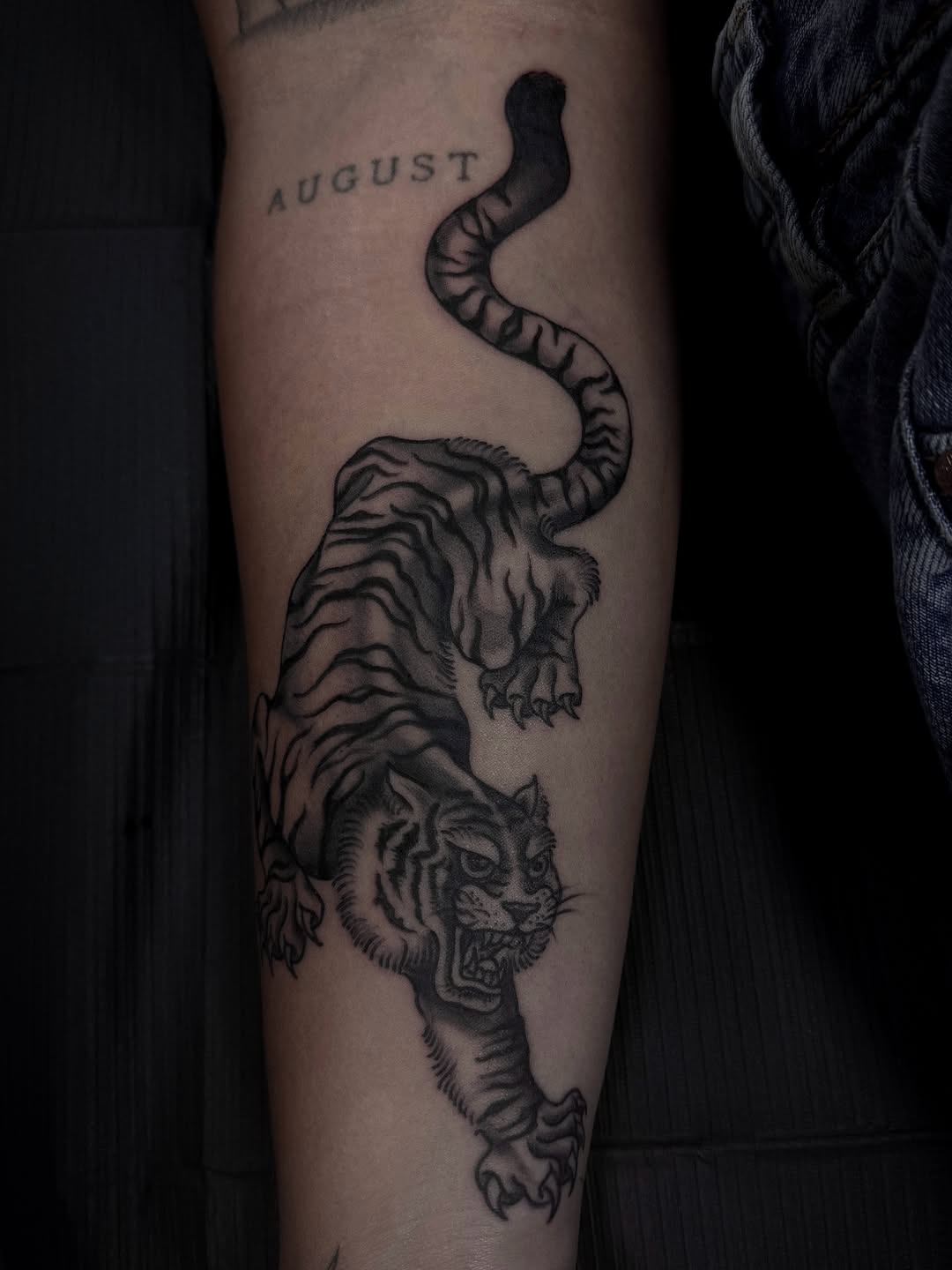 Tattoo by @sydneybulmer.tattoos — black_and_grey, realism