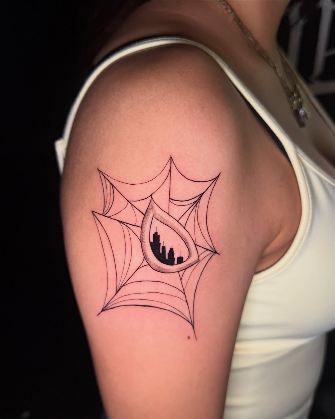 Tattoo by @leftnito โ fine_line, black_and_grey