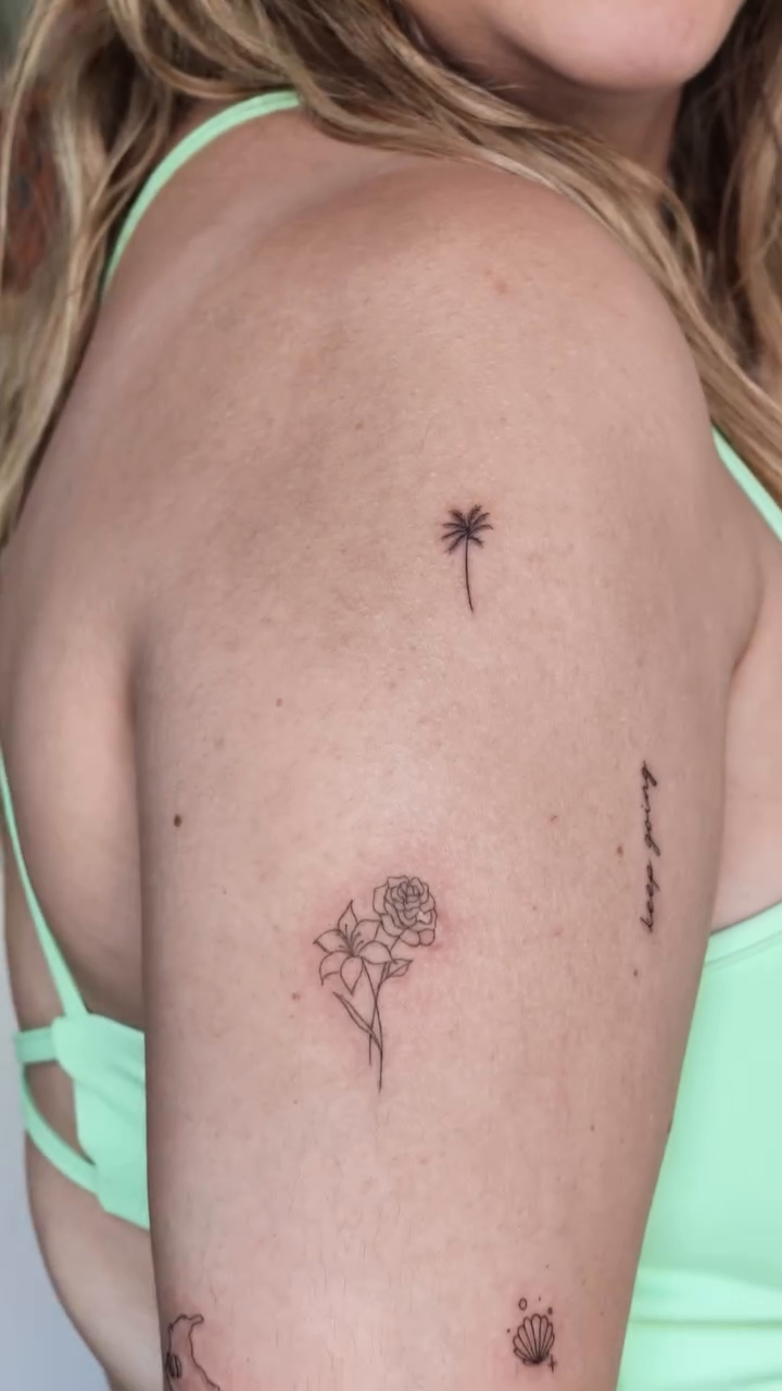 Tattoo by @inkedbyginn — fine_line, lettering_script