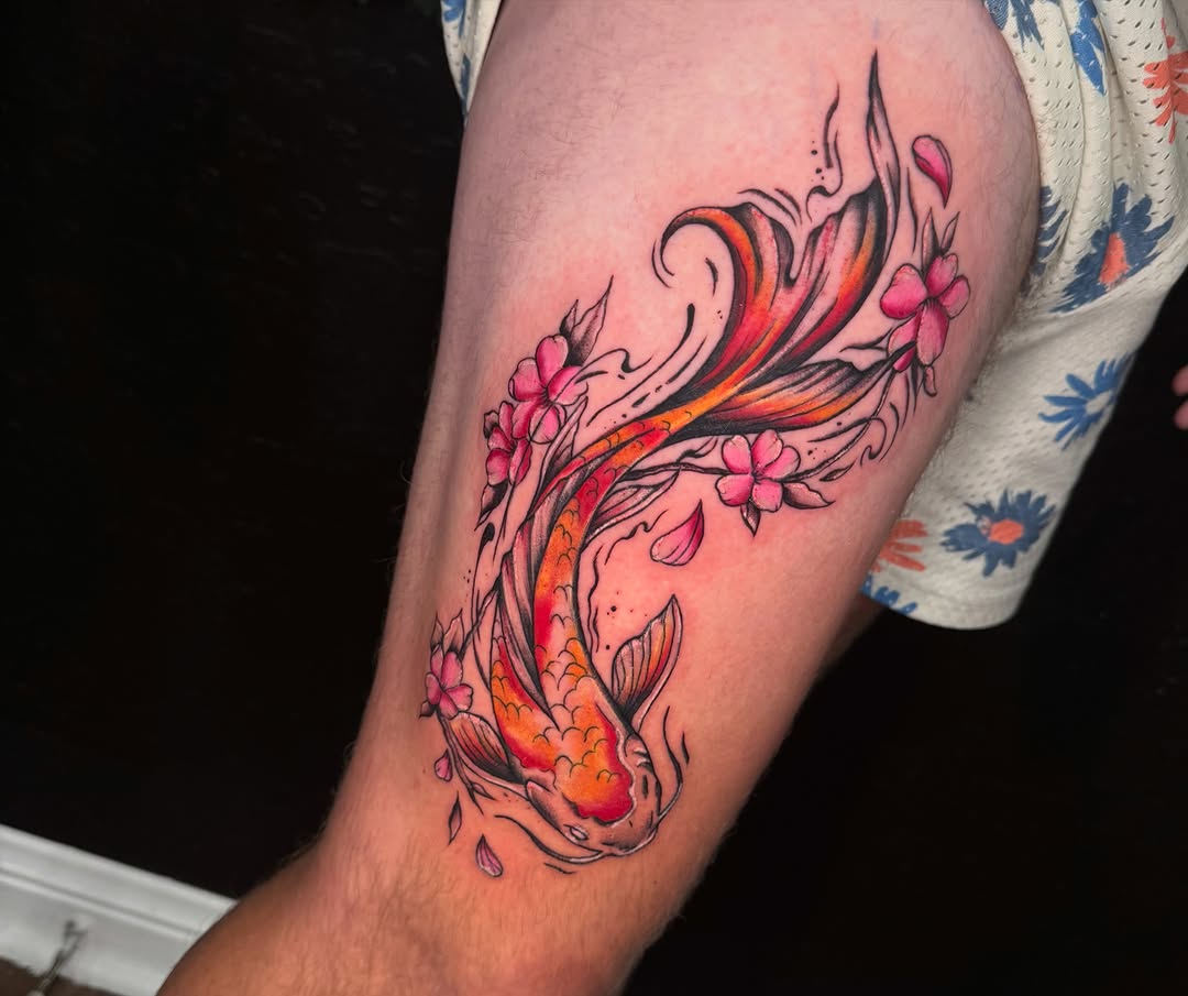 Tattoo by @bremarietattoos — japanese_irezumi, watercolor