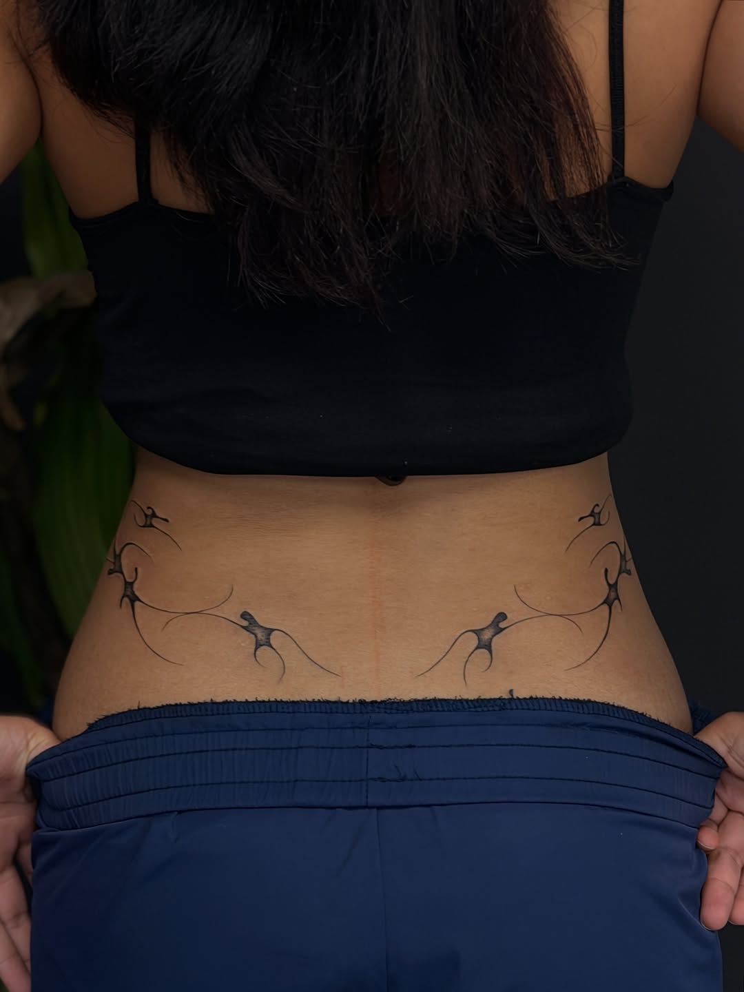 Tattoo by @melvious._.tats β fine_line, ornamental