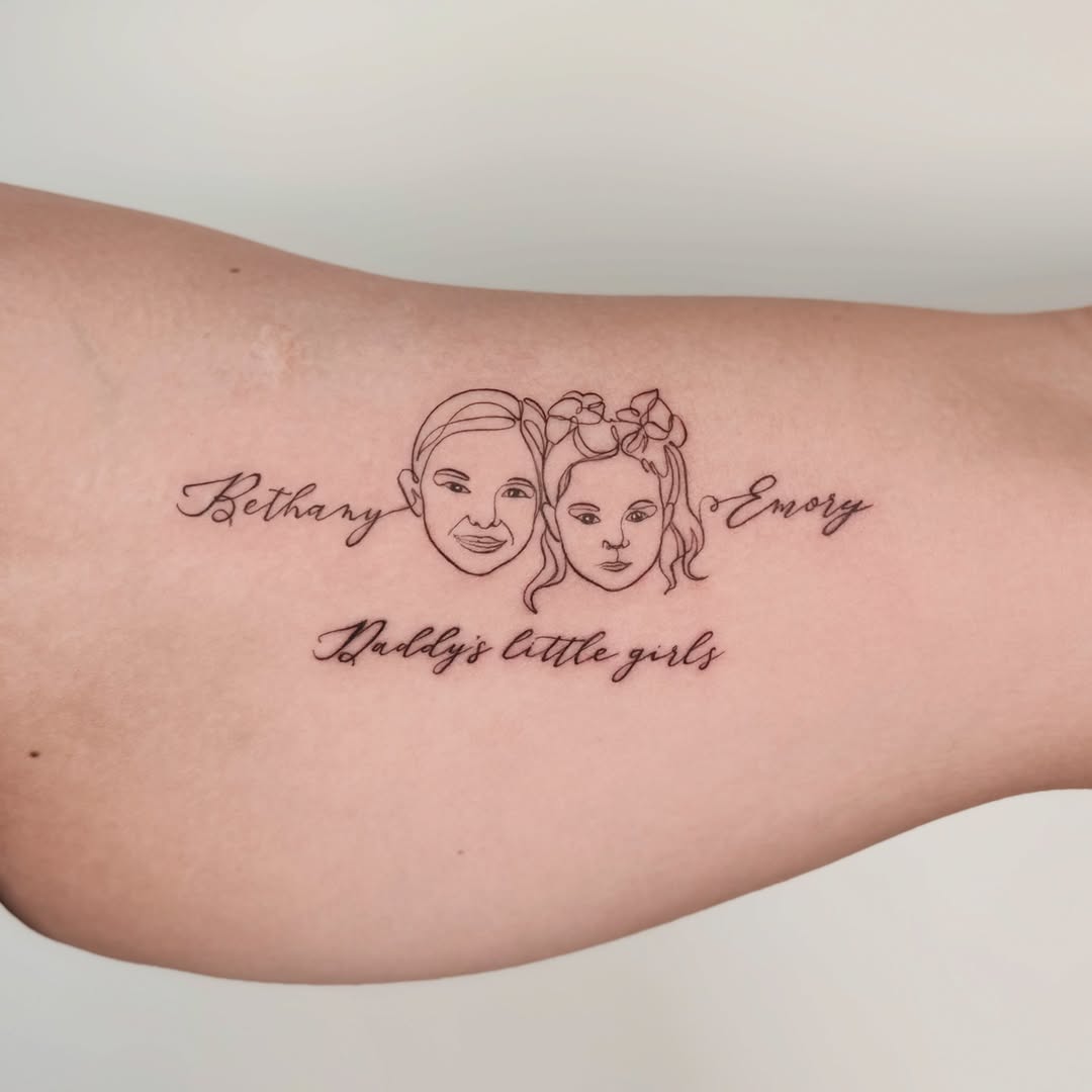 Tattoo by @koko.inker.houston β fine_line, lettering_script