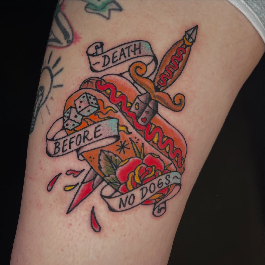 Tattoo by @carlygtattoos — american_traditional