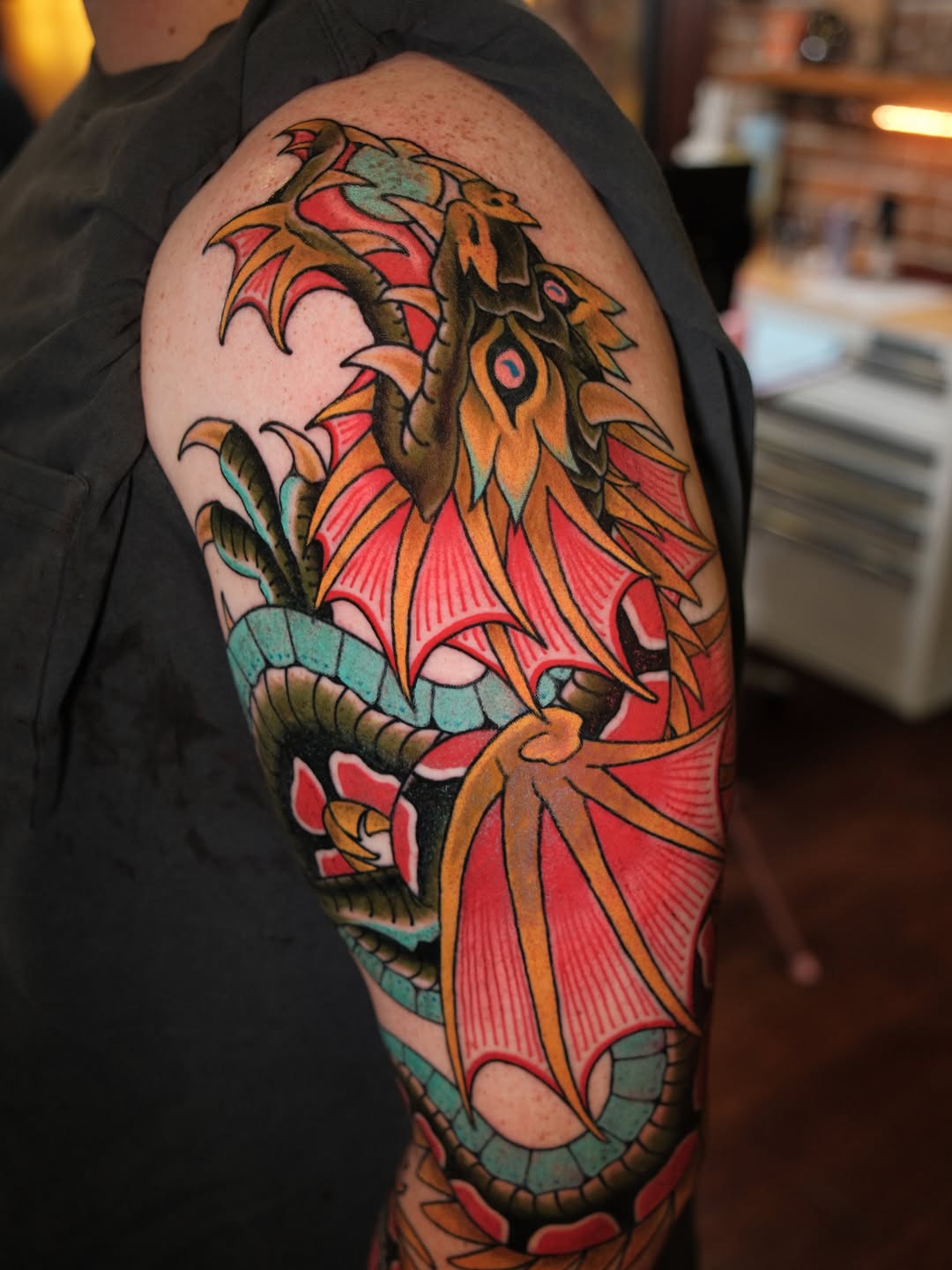 Tattoo by @davidbruehl — neo_traditional, japanese_irezumi