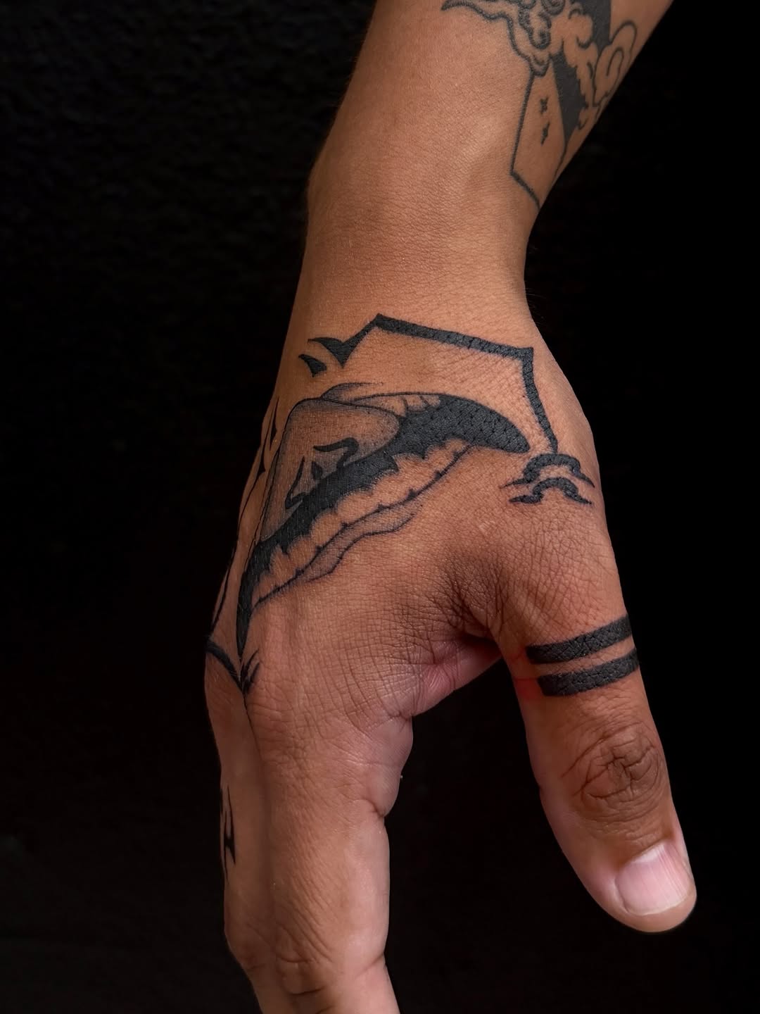 Tattoo by @tofuskintattoo β blackwork, geometric