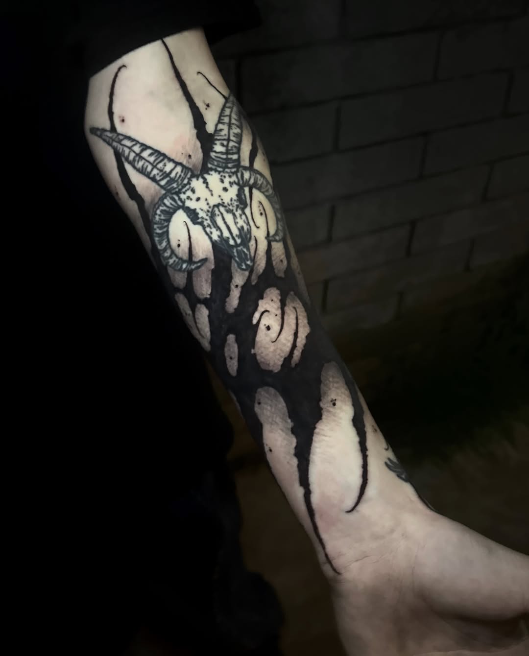 Tattoo by @rorystats — blackwork, dark_realism