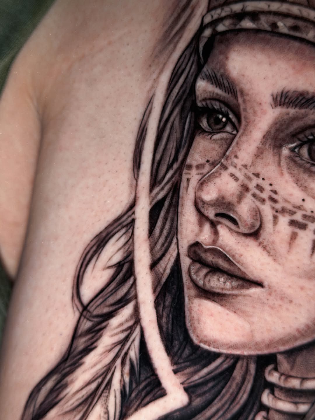 Tattoo by @melii.tatt — realism, black_and_grey