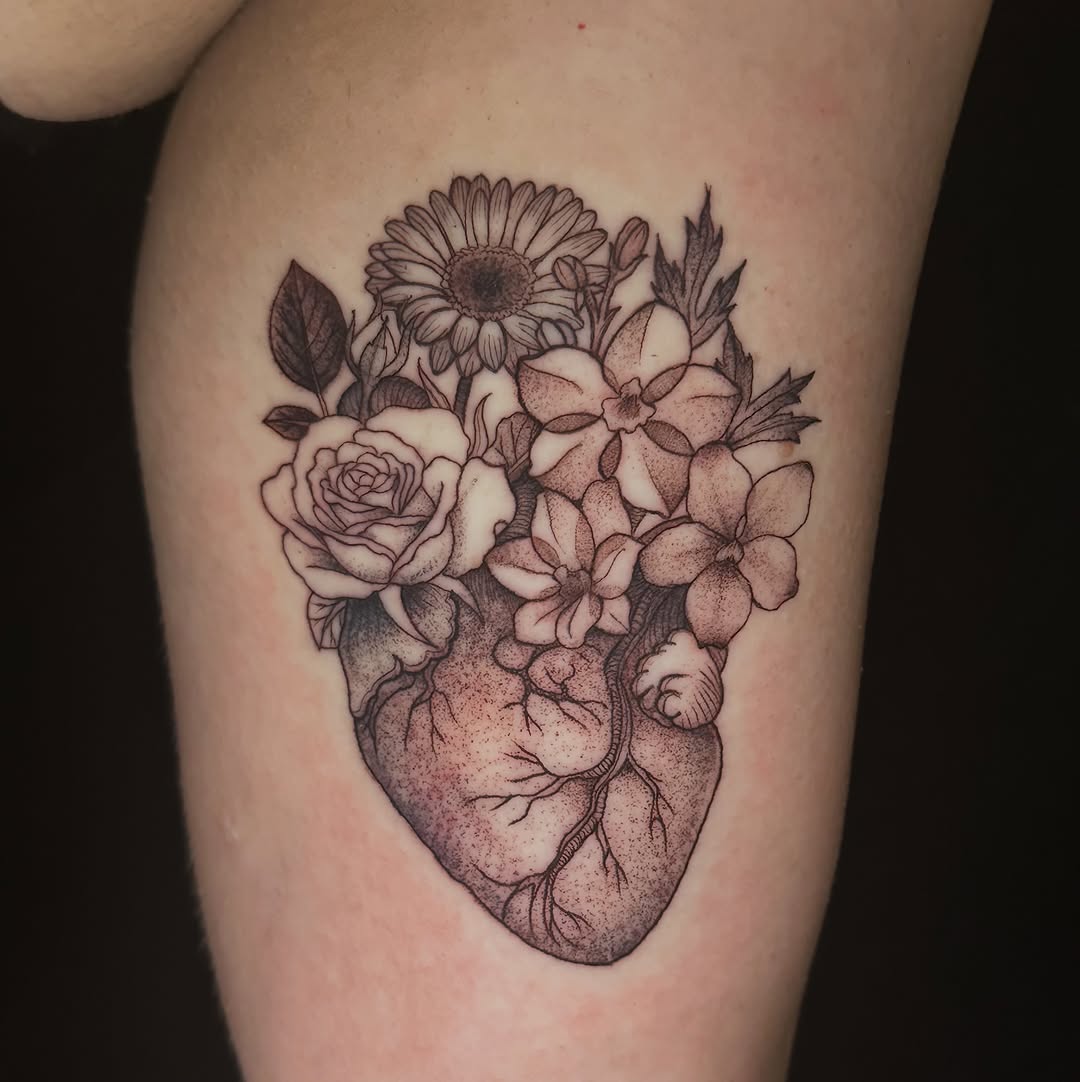 Tattoo by @johanna_tattoos — realism, dotwork