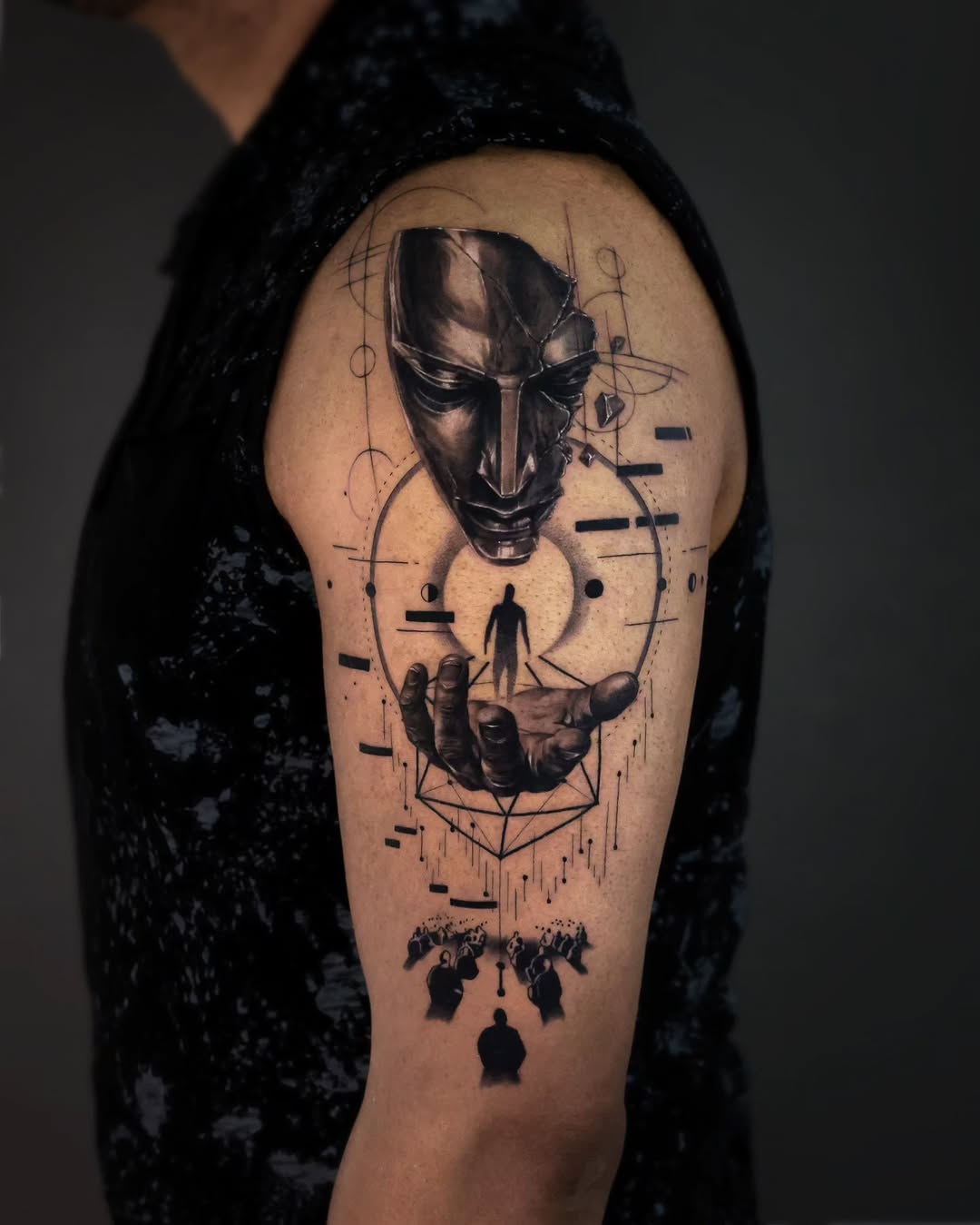 Tattoo by @ejintatt β realism, geometric