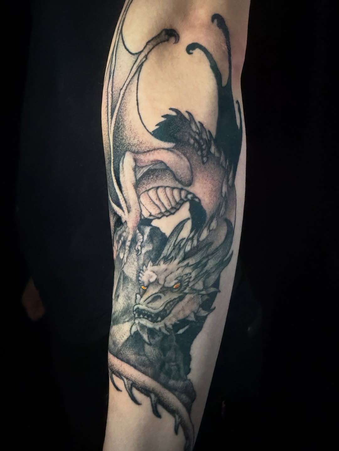 Tattoo by @etzeltattoo — realism, black_and_grey