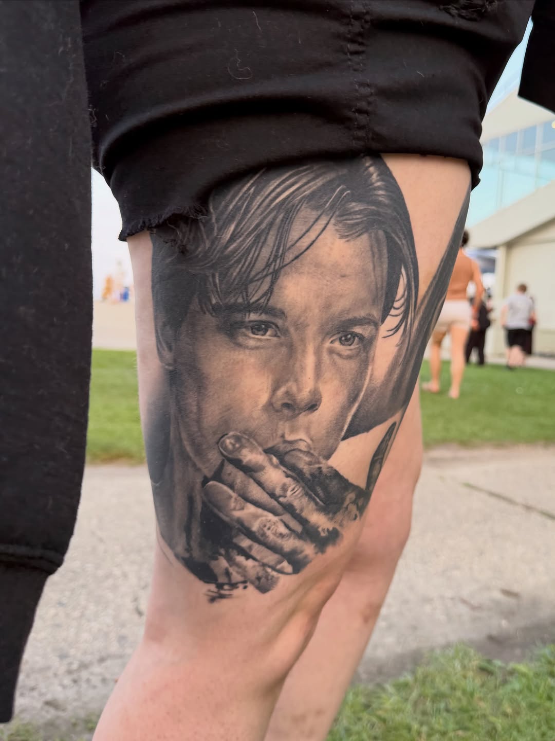Tattoo by @jcharlescabral โ realism, black_and_grey