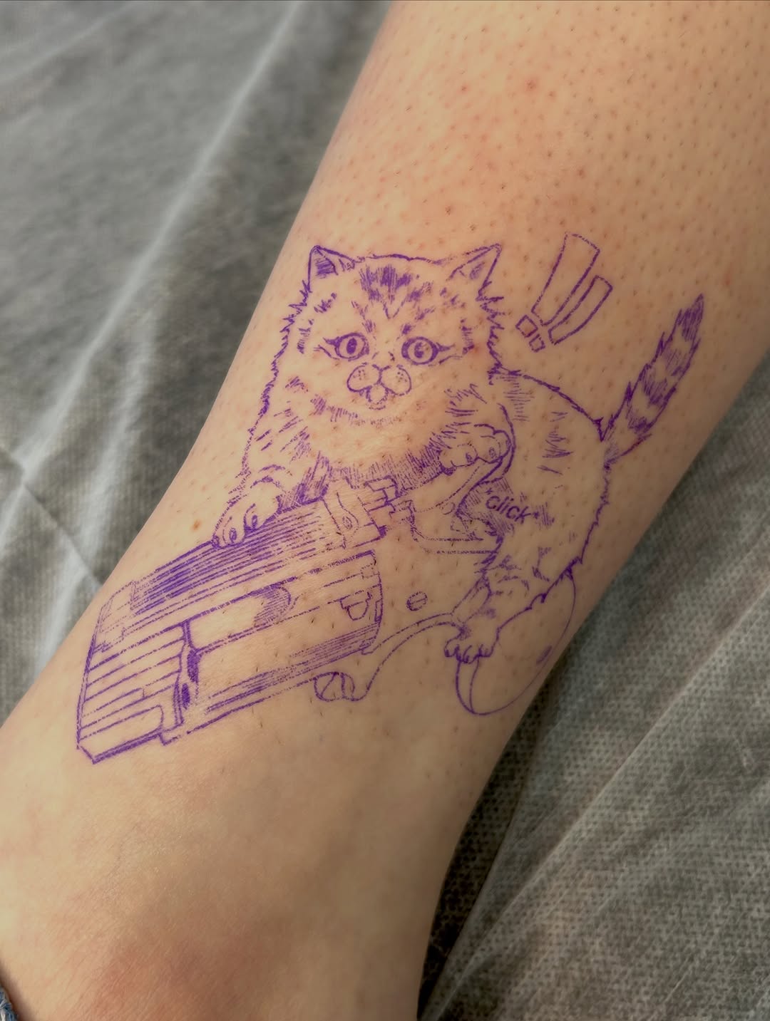 Tattoo by @hayleybayleytattoos โ illustrative, sketch