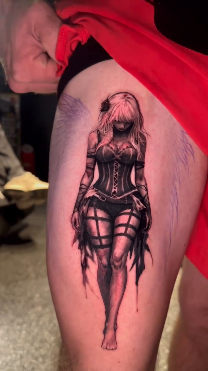 Tattoo by @tazz.tattoo — realism, dark_realism