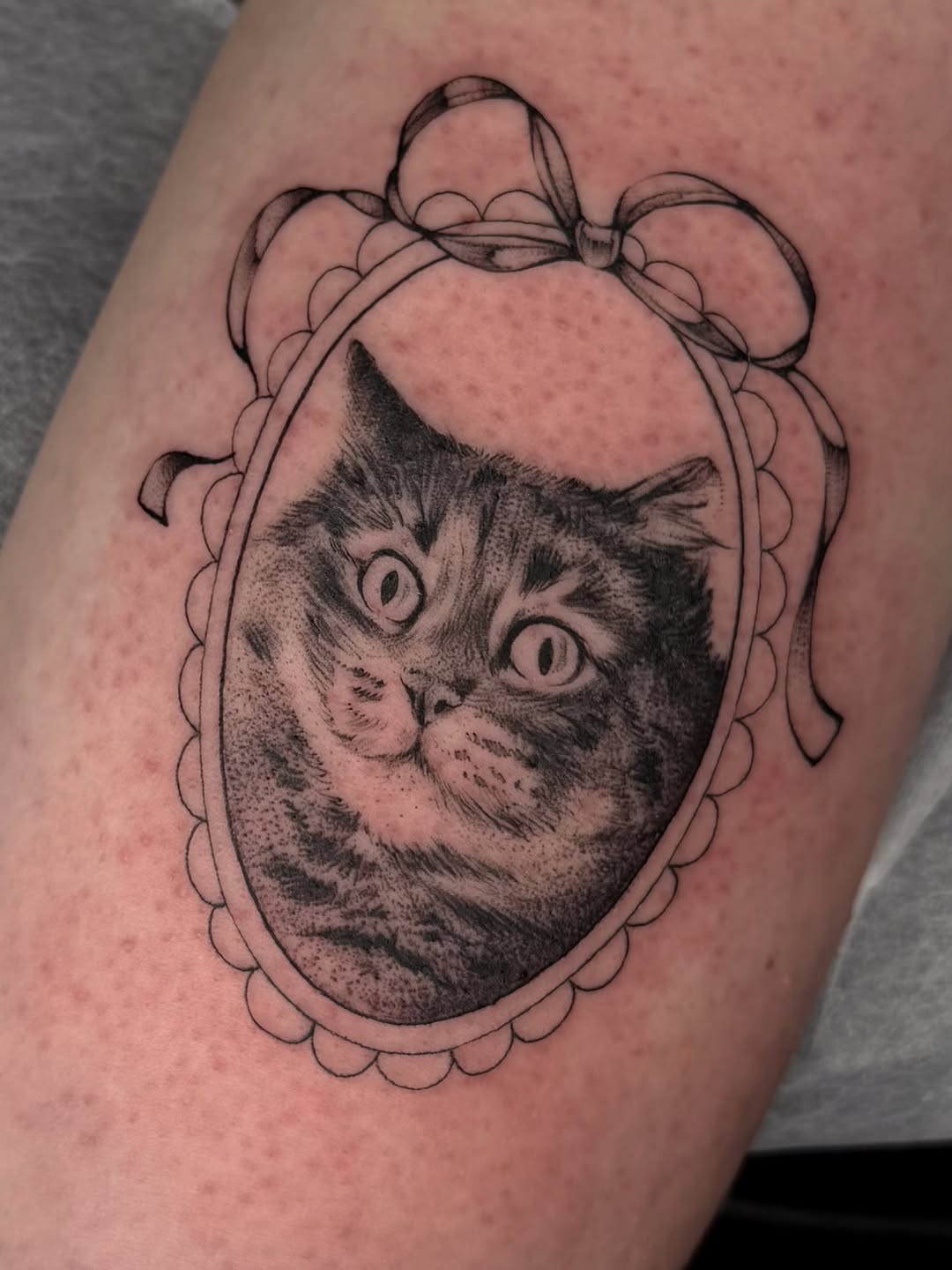 Tattoo by @maggieangulotattoo — realism, dotwork