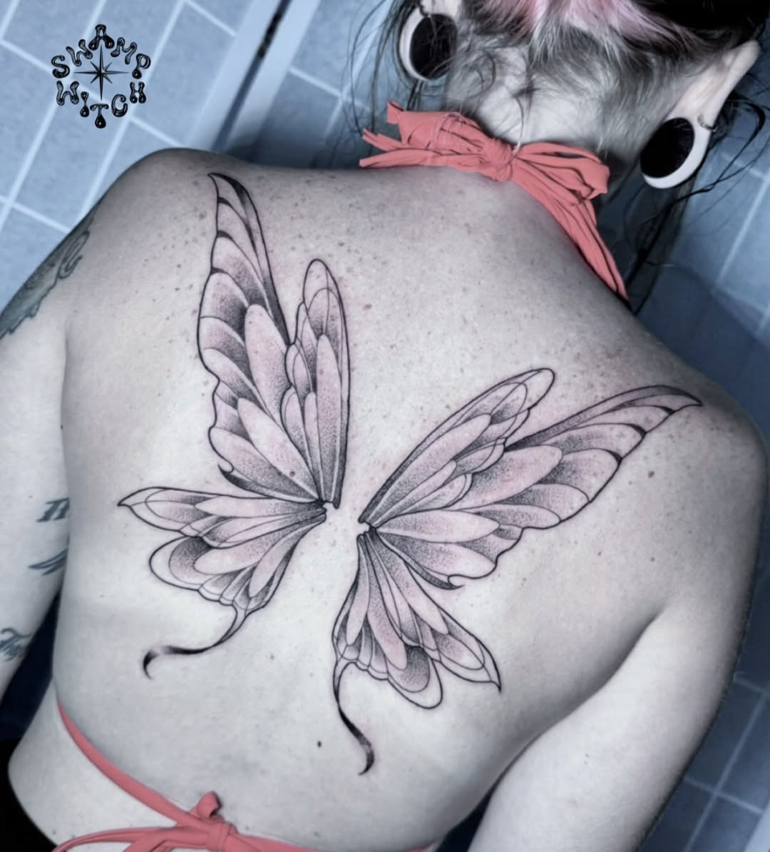 Tattoo by @swamp.witch.tattoos — fine_line, dotwork