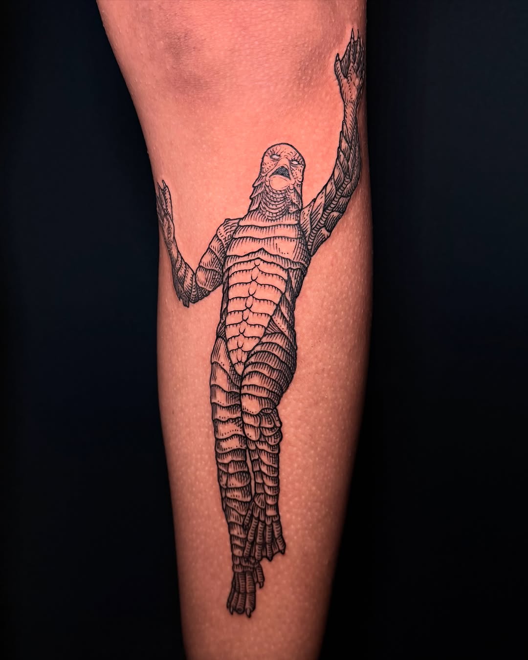 Tattoo by @tattoosbylandon — black_and_grey, illustrative