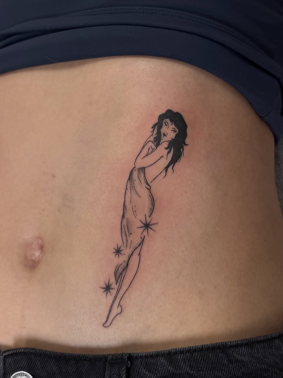 Tattoo by @sondy.tat — fine_line, black_and_grey