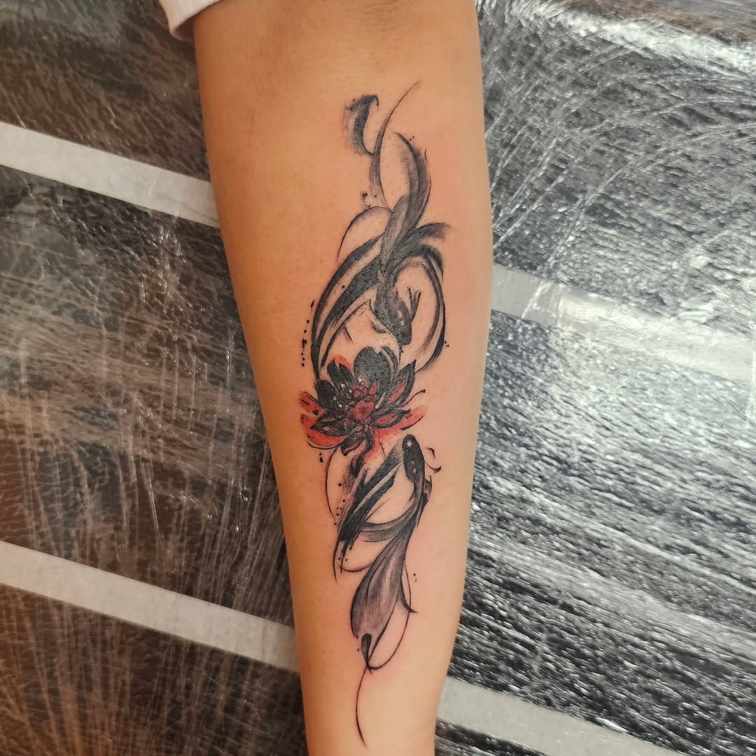 Tattoo by @linktattoo_lily โ japanese_irezumi, watercolor