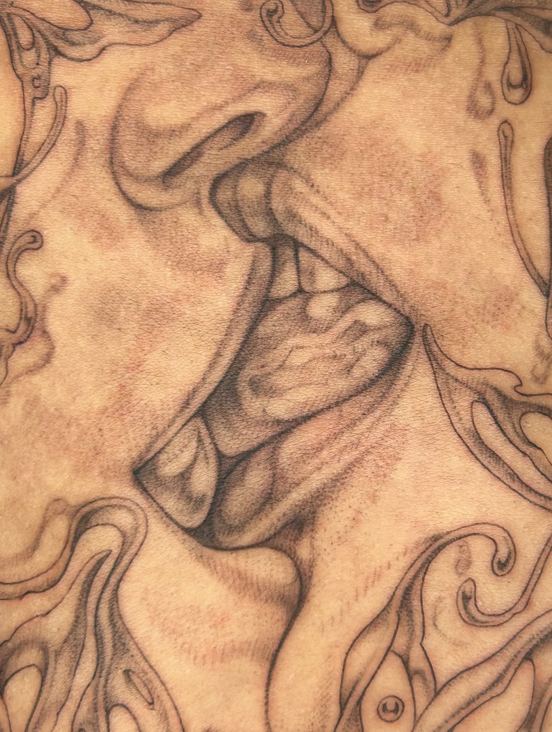 Tattoo by @late_bloom3r โ realism, black_and_grey