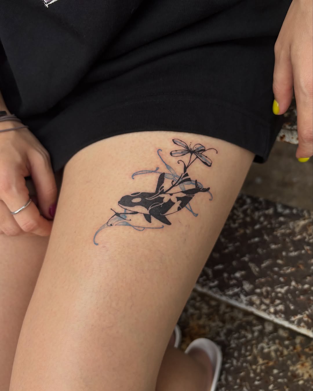 Tattoo by @filo.tatt โ blackwork, illustrative