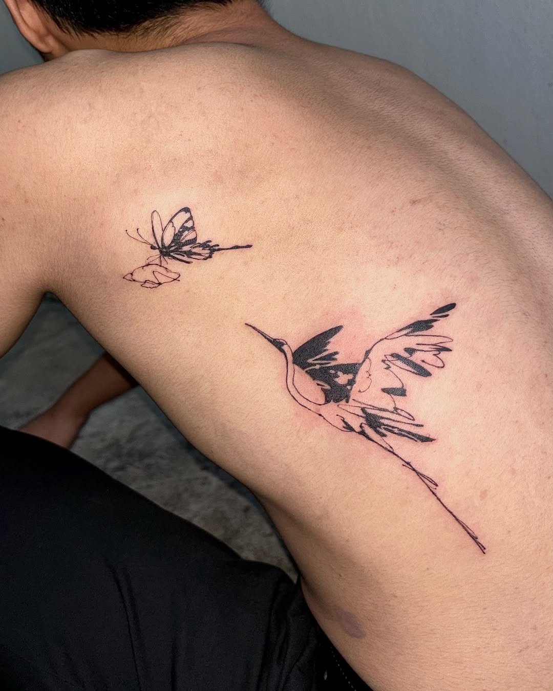 Tattoo by @filo.tatt โ fine_line, black_and_grey