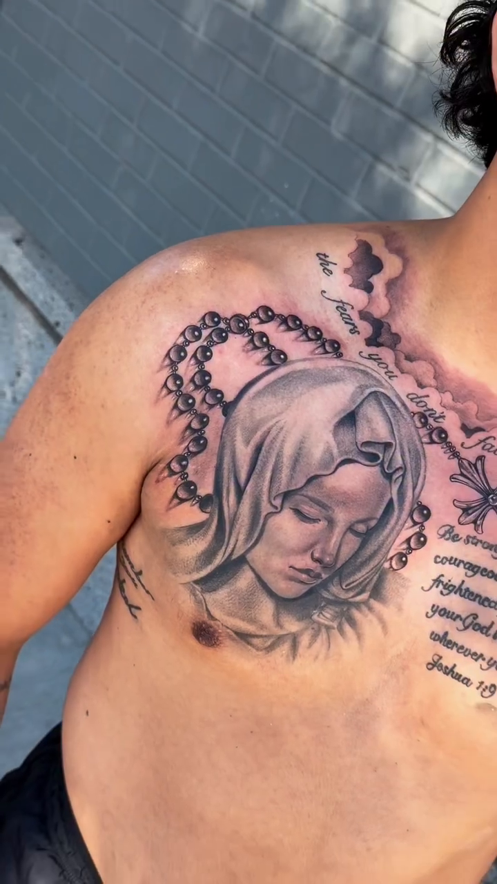 Tattoo by @ragingmaddie — black_and_grey, realism