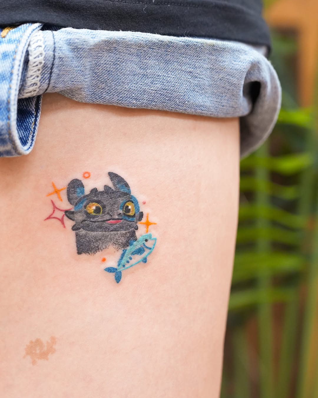 Tattoo by @lokgi.tattoo β new_school, anime