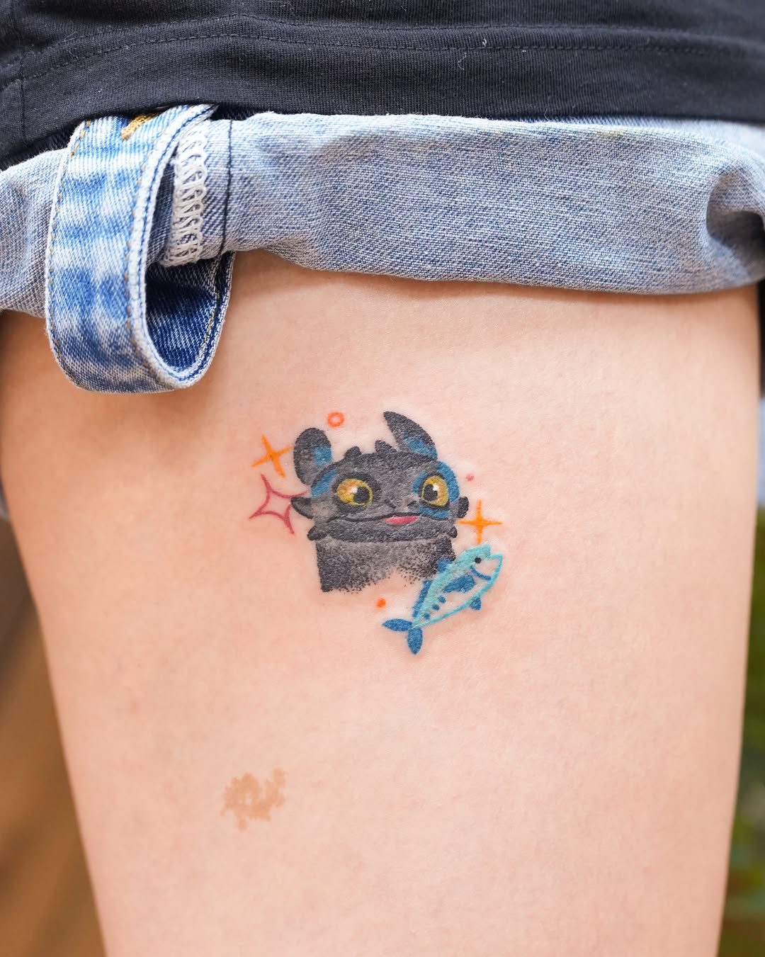 Tattoo by @lokgi.tattoo β new_school, anime
