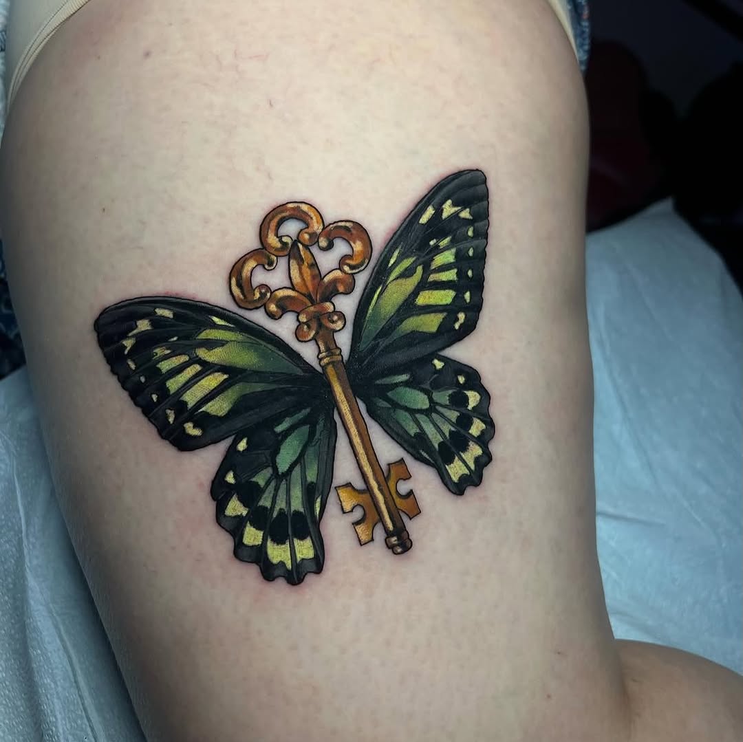 Tattoo by @ladysharktattoos — realism, neo_traditional